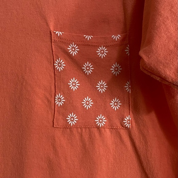 DENIM CIVILIZATION Orange T-shirt - Men’s Medium - Picture 3 of 4